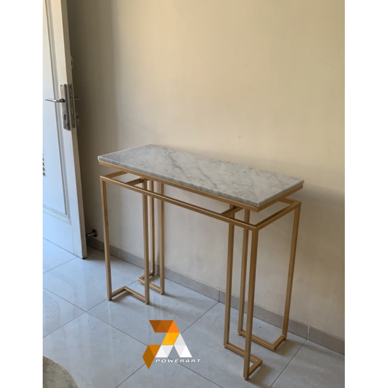 Meja Konsol Marmer Asli console table marmer meja marmer asli meja gold