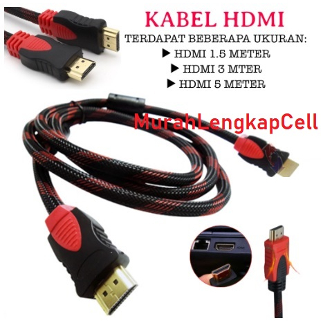 KABEL HDMI TV TO HDMI 1,5M/ 3M/ 5M / KABEL SET TOP BOX/ KABEL HDMI KE STB / STB KE TV / KABEL HDMI S