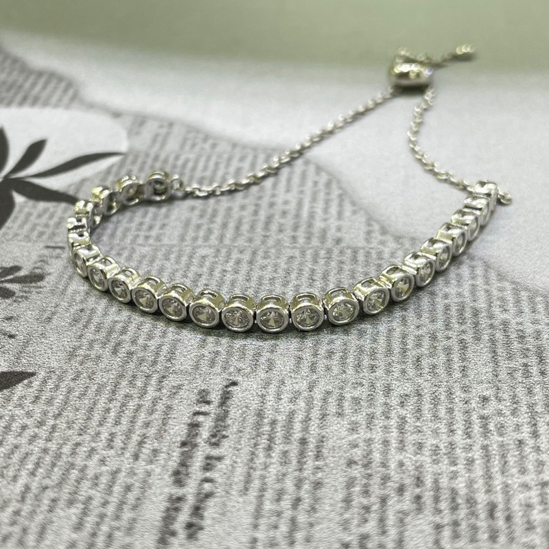 GELANG LISTRING SERUT MATA AD EMAS ASLI 750%/17/18K (7,6gr)