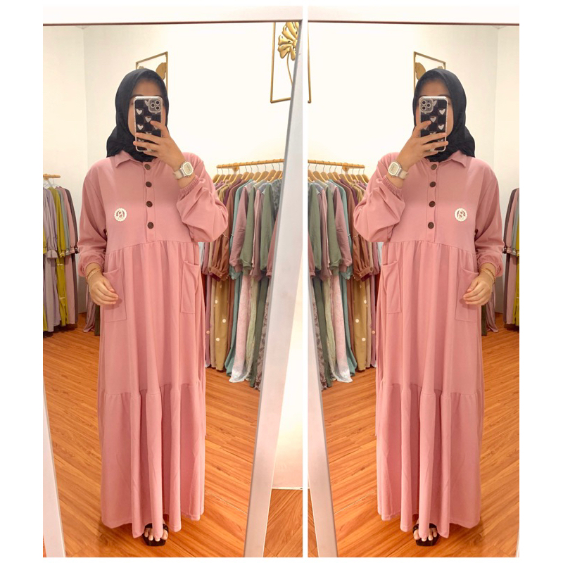(Voxy) GAMIS PAYUNG BUSUI KANTONG  PREMIUM