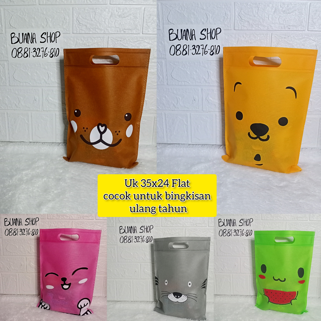 

Goodiebag anak ulang tahun | 35x24 flat pres | tas ulang tahun birthday