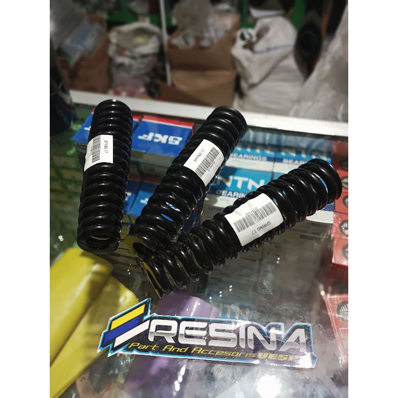 Per pir Shock Depan Sport Black Hitam 17 ulir Vespa Super Sprint VBB PS Fork Kaki 3