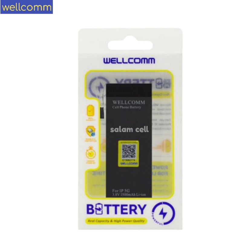 Baterai iPhone 5 Apple Original Wellcomm Bergaransi