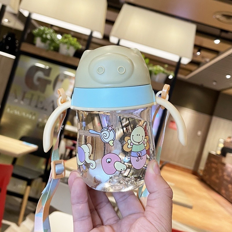 AMORA BPA FREE Botol Minum Bayi Gelas Anak Balita DOT Baby 280ML + Kotak-0885 kuning 280 ml