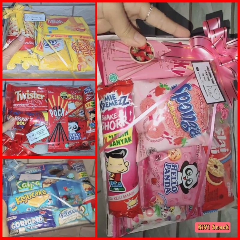 [PROMO] SNACK BOX HAMPERS ULTAH VALENTINE / WISUDA / IDULFITRI / PARCEL UCAPAN LEBARAN