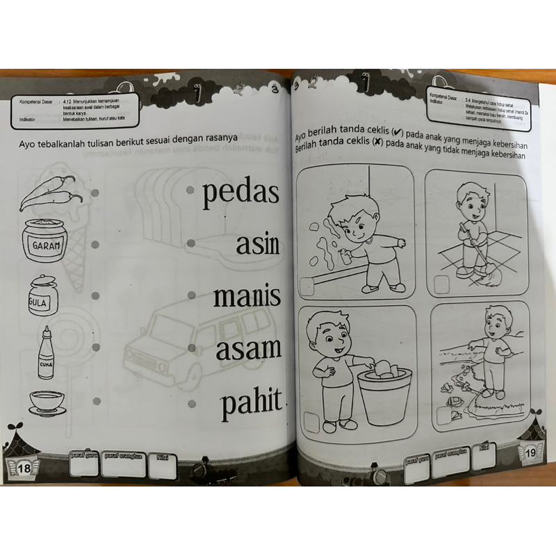 Tematik TK B Paket Isi 8 Buku - Cocok Untuk Anak PAUD / TK Belajar Di rumah Bersama Ayah dan Bunda