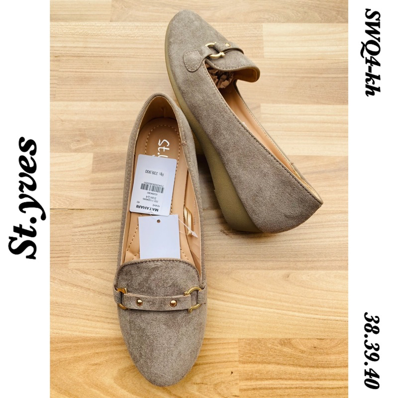 St Yves Sepatu cantik khaki