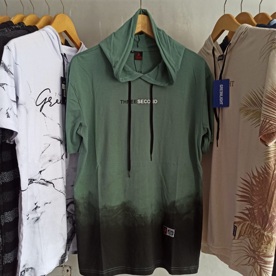 Kaos Pria Hoodie Tees Distro 3second Threesecond Thresecond 3scond Fullprint Lengan Pendek Cowok Ori
