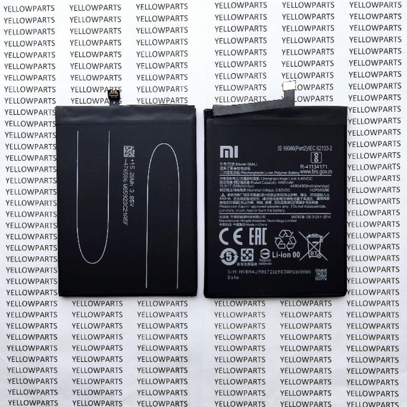 BATT BATTERY BATRE BATERAI BATEREI XIAOMI REDMI NOTE 8 PRO BM4J ORIGINAL