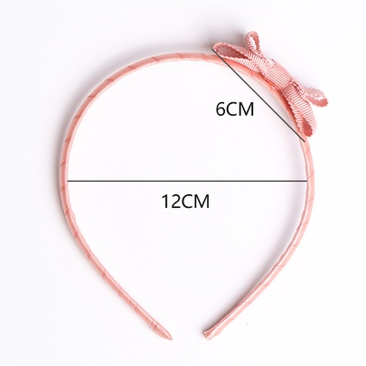 CUTE BOW GIRL HEADBAND SOFT PASTEL COLOR BANDO ANAK PEREMPUAN CEWEK BENDO PITA RIBBON WARNA SOLID POLOS KOREA KOREAN STYLE TODDLERS BABY BAYI