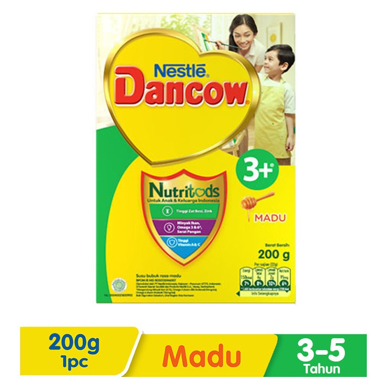 

DANCOW 3+ Susu Bubuk Pertumbuhan DHA Madu Box 200gr