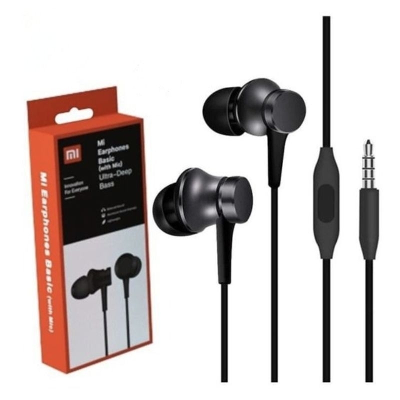 Headset Xiaomi Piston MIC Extra Bass Handsfree Xiaomi Piston MIC EXTRABASS Earphone Mi Piston MIC Extra Bass