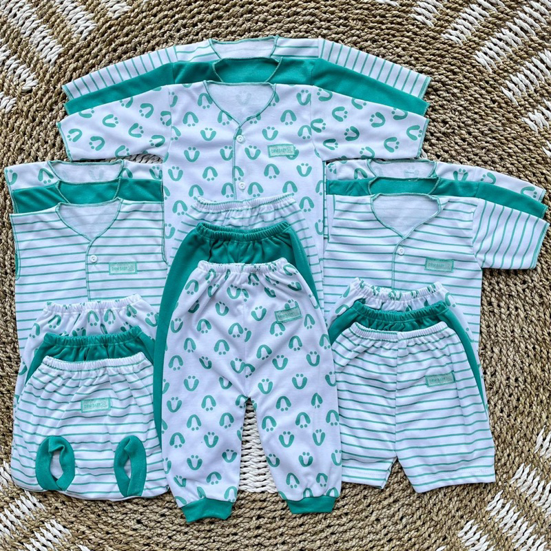 PROMO 7.7 18 Pcs Baju Bayi Celana Bayi Setelan Bayi Baju Bayi Newborn Baju Bayi Baru Lahir Atasan Bayi Baju Bayi Murah Baju Bayi Lucu Baju Bayi Serian Tosca DNW BABY