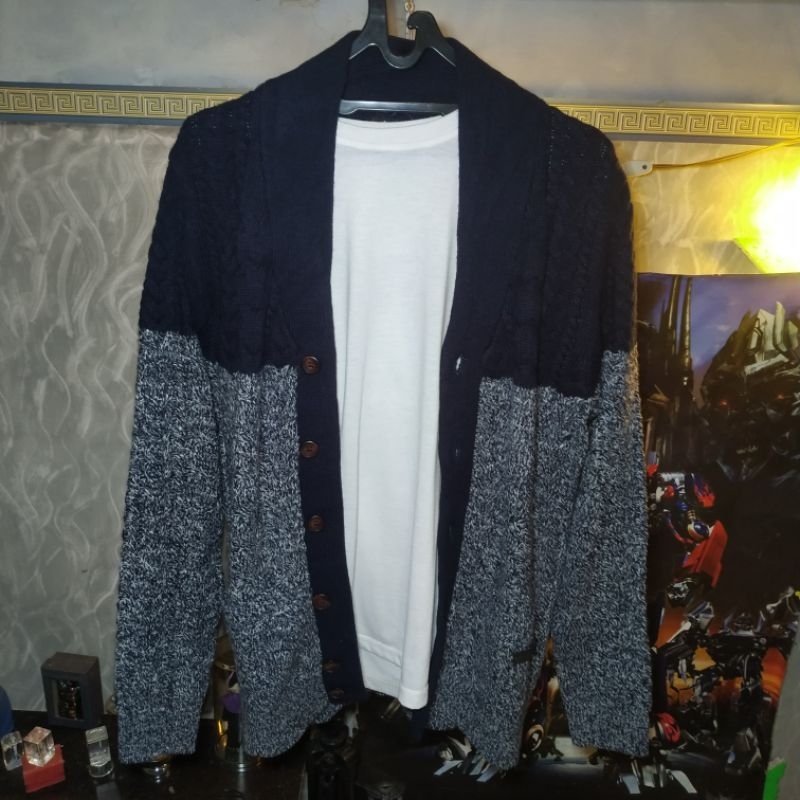 Cardigan hangten unisex pria wanita