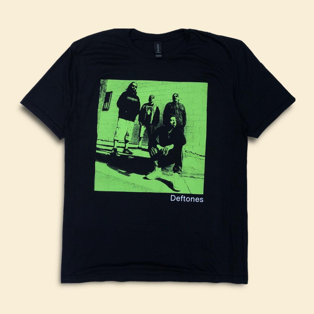 Kaos Band DEFTONES - GREEN Official/Original T-Shirt