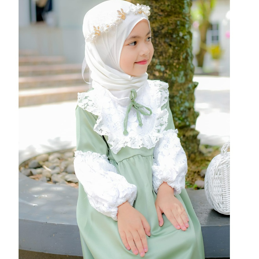 2-5TH GAMIS ANAK FANEMORFI LONG DRESS ANAK PEREMPUAN