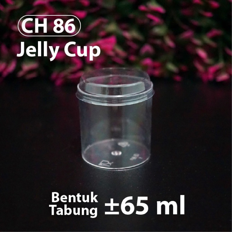 Cup Puding CH-86 isi 10pcs / Cup Pudding Plastik / Gelas Puding