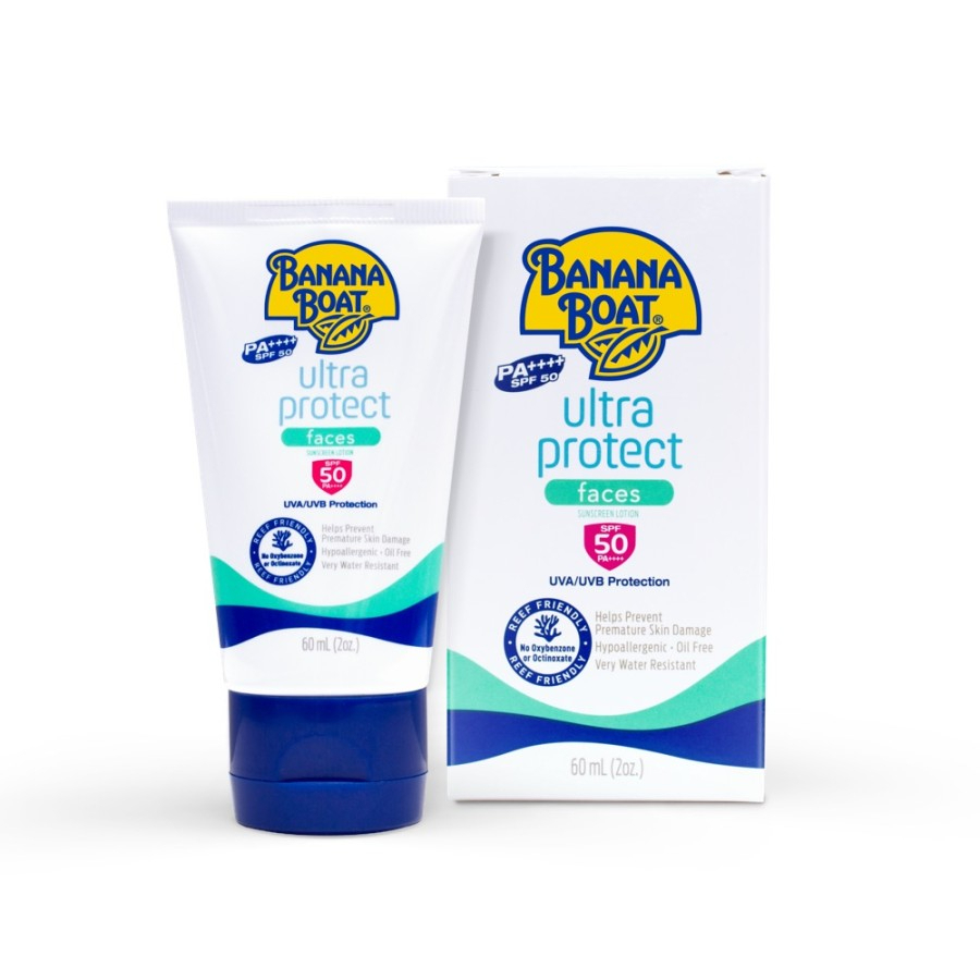 Banana Boat Ultra Protect Faces Sunscreen Lotion SPF 50 PA ++++ / 60ml