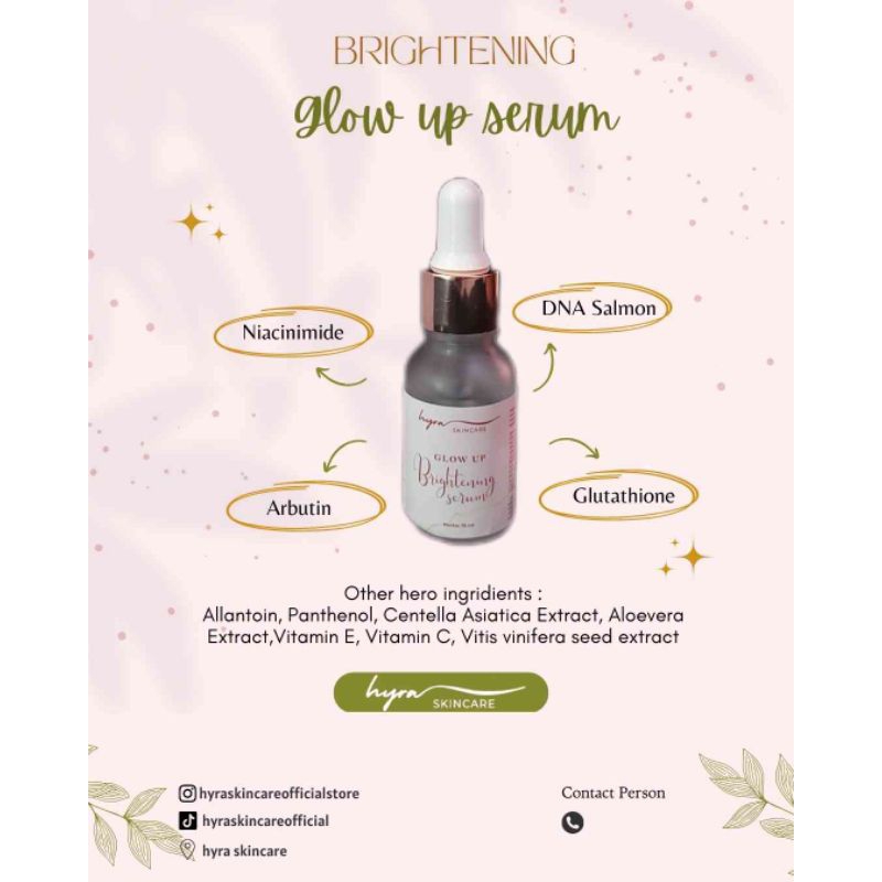 hyra SKINCARE [BPOM] Brightening glow up serum