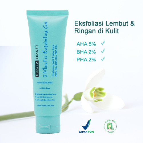 Jual CLEORA BEAUTY 3 Minutes Exfoliating Gel 50 ML Shopee Indonesia