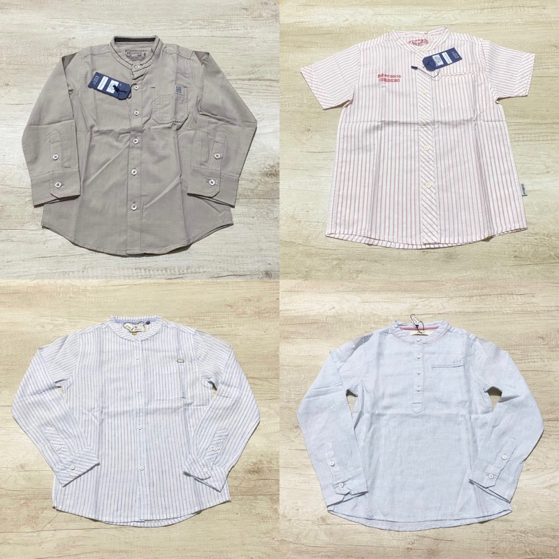 (4- 12 TAHUN) E14 PITODITO JSP 962 ELIGO KEMEJA KOKO KEMKO / BAJU KOKO ANAK  LELAKI LAKI LAKI PITO D