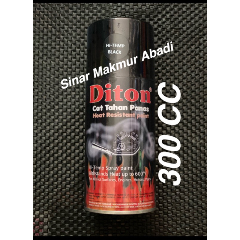 CAT SEMPROT DITON HI TEMP 600 Derajat Celcius Cat Tahan Panas / 300 CC