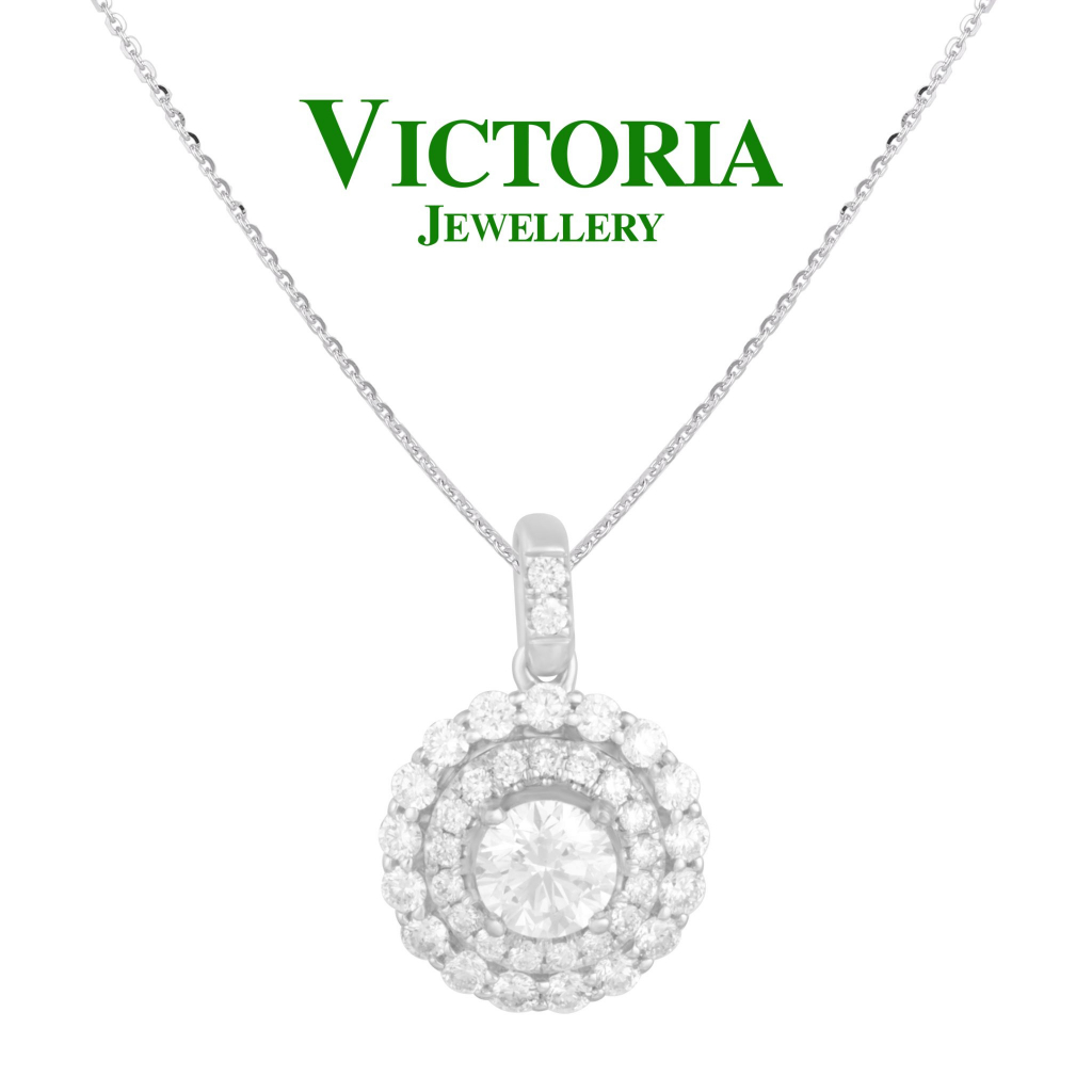 Liontin Berlian GIA Sertifikat VFPD891844 Victoria Jewellery