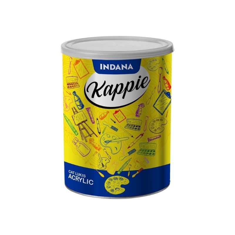 

kappie acrylic paint, cat akrilik 1kg, jika produk habis akan kami kirimkan dengan kemasan toples biasa dari kemasan 4kg