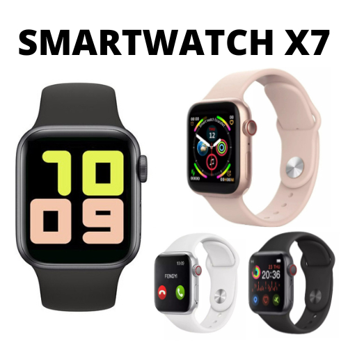 Takarai Smart Watch X7 Max Series 7 Jam Tangan Pintar Bluetooth Sports Bahan Strap Tahan Air - iOS dan Android