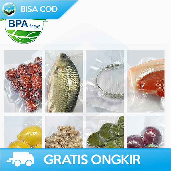 KANTONG VAKUM MAKANAN 1 ROLL STORAGE BAG TAFFPACK 25x500CM BPA FREE