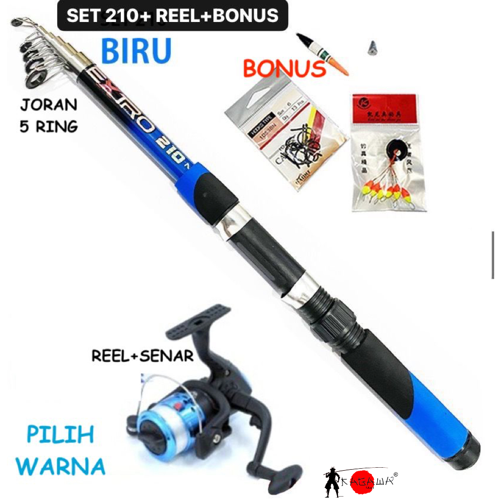TERBAIK SET PANCING JORAN ANTENA 210 2,1M REEL KAGAWA BERKUALITAS