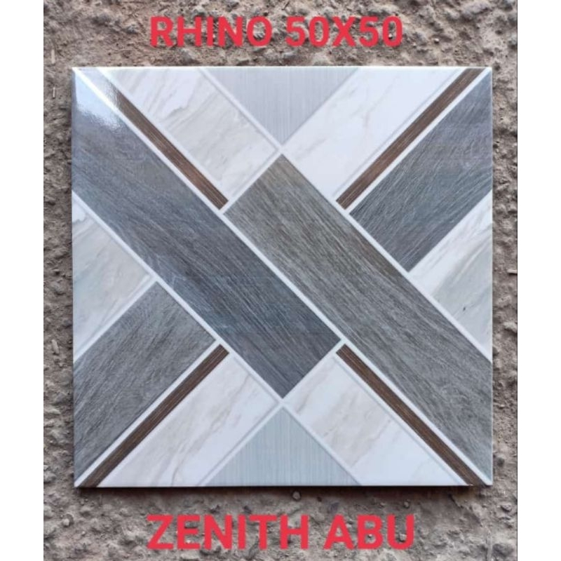Jual Keramik Lantai Licin Rhino Zenith Grey Ukuran 5050 | Shopee Indonesia