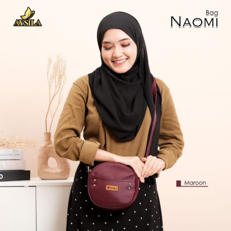 TAS SLEMPANG NAOMI BULAT BUNDER LINGKARAN BY AYSILA