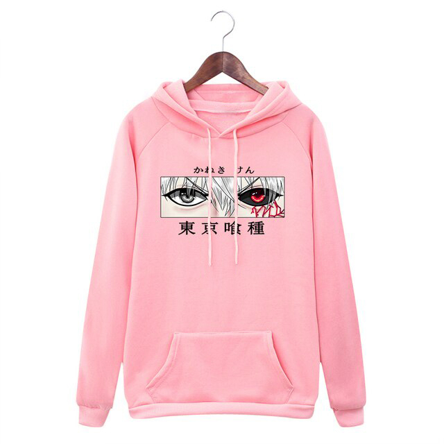 Sweater Hoodie Wanita Anime Tokyo Ghoul Kaneki Ken Eye Manga Harajuku Ukuran M-L-XL-XXL Bisa Bayar Ditempat COD