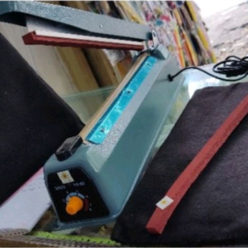 (Bantal 10mm) Bantalan Karet Atas Mesin Sealer Pres Plastik 20cm 30cm 40cm.. 100cm