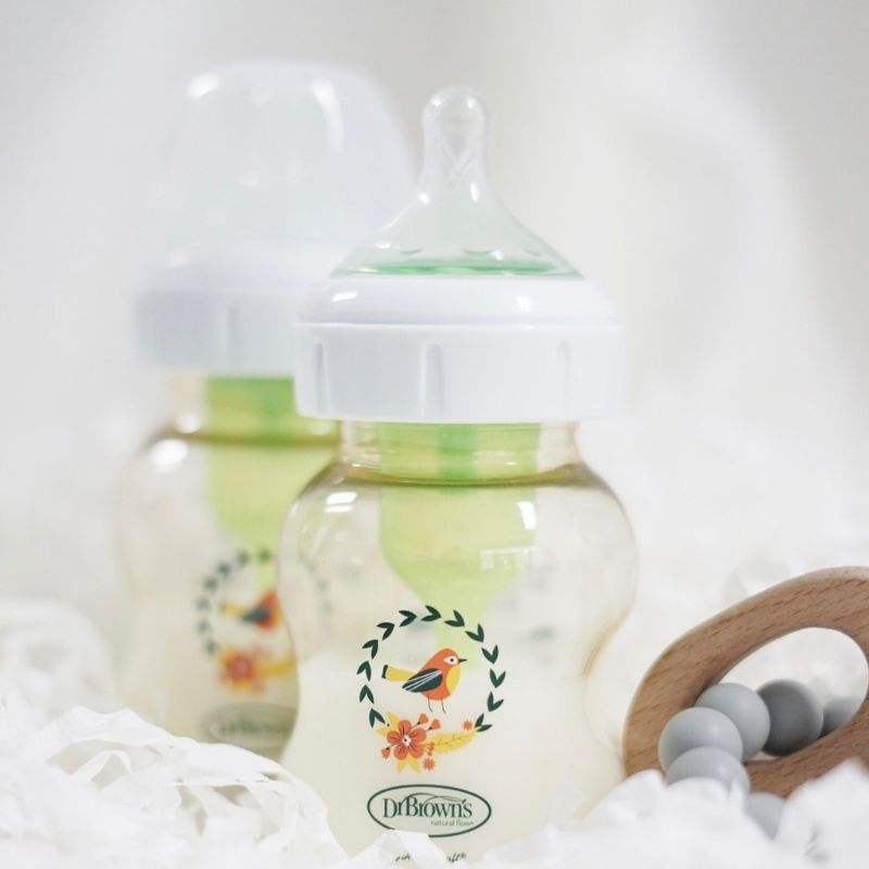 Dr.Brown's PPSU Wide Neck Options+ Anti Colic 150ml/270ml - Botol Susu Bayi