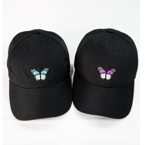 Topi Baseball MARIPOSA Bordir Gaya Korea Pria Wanita