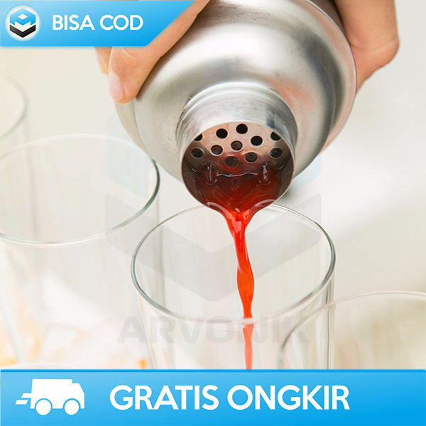 PERALATAN BARTENDER 6IN1 SHAKER COCKTAIL 750ML UPORS STAINLESS STEEL