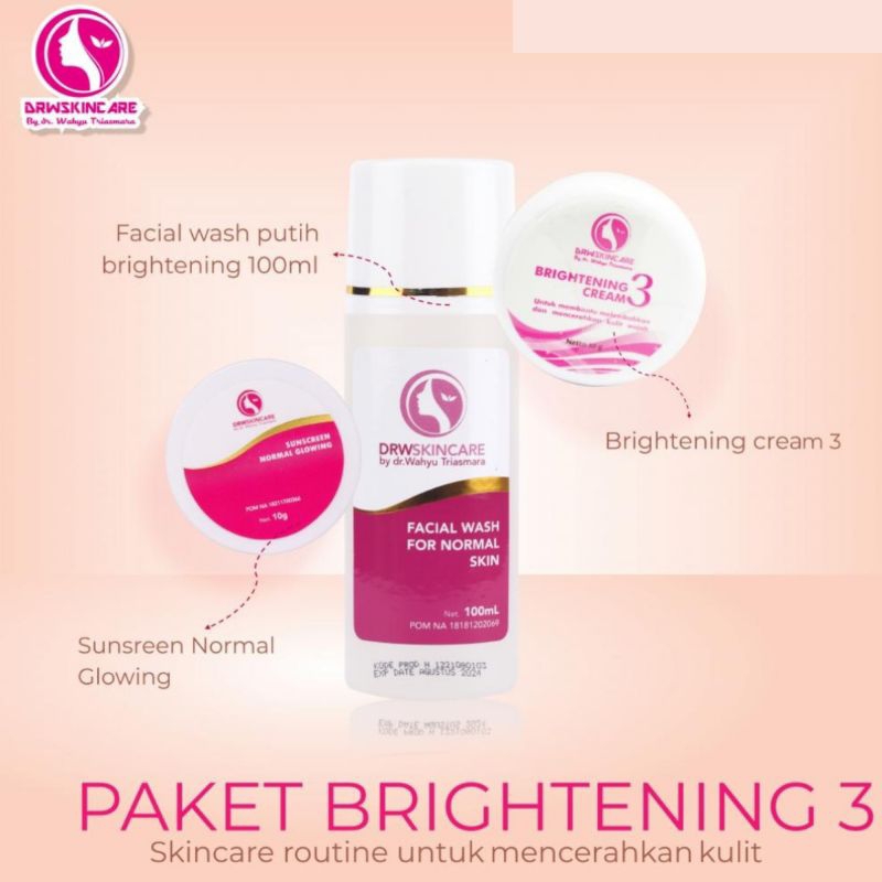 DRW SKINCARE/PAKET BRIGHTENING 3 DRW SKINCARE/PAKET BRIGHTENING 3/PAKET BRIGHTENING/PAKET FLEK/FLEK