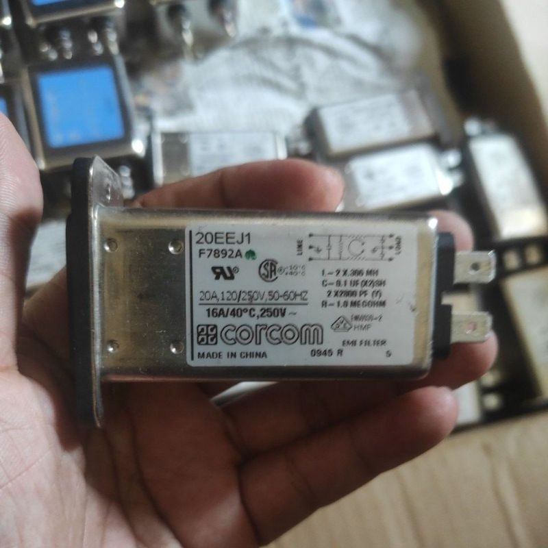 LAZEDIA - Noise Filter / Emi Filter CORCOM 20EEJ1 16A