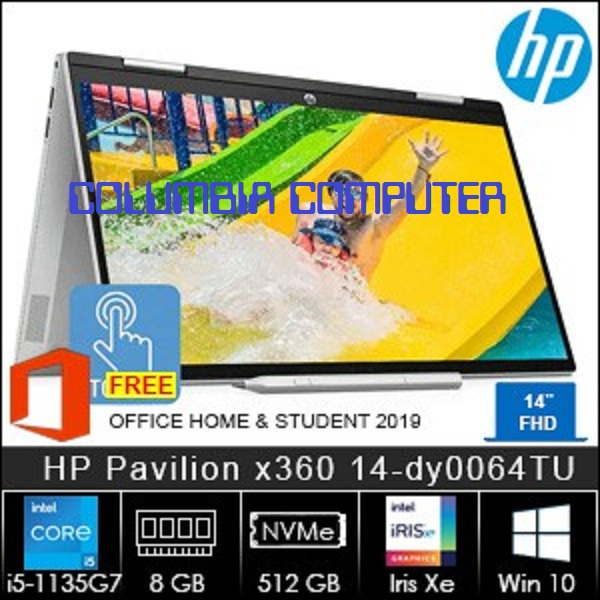 HP Pavilion x360 14-dy0064TU core i5-1135G7