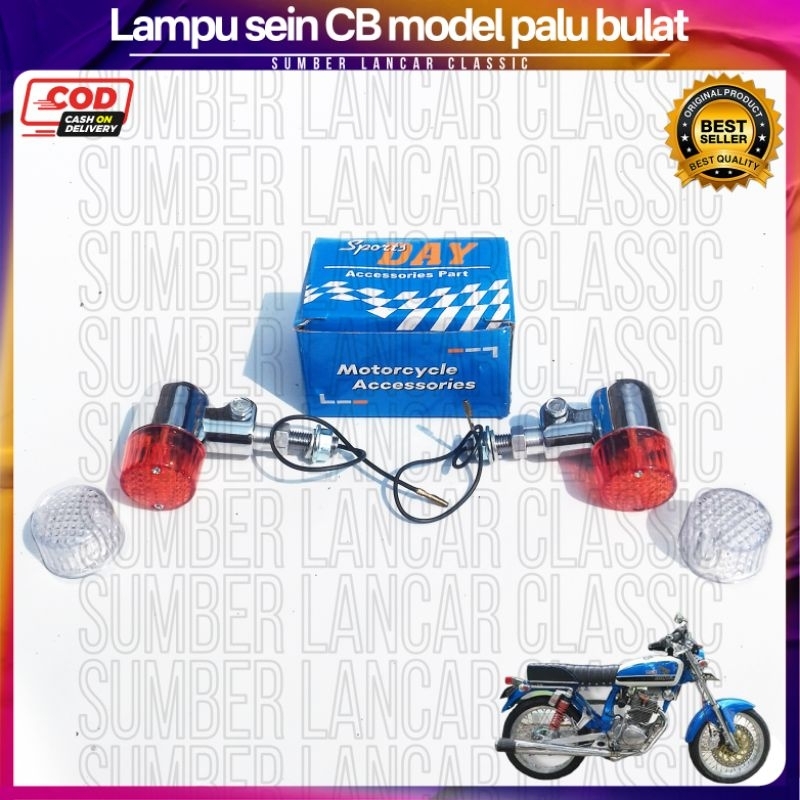 lampu sein riting cb model palu bulat
