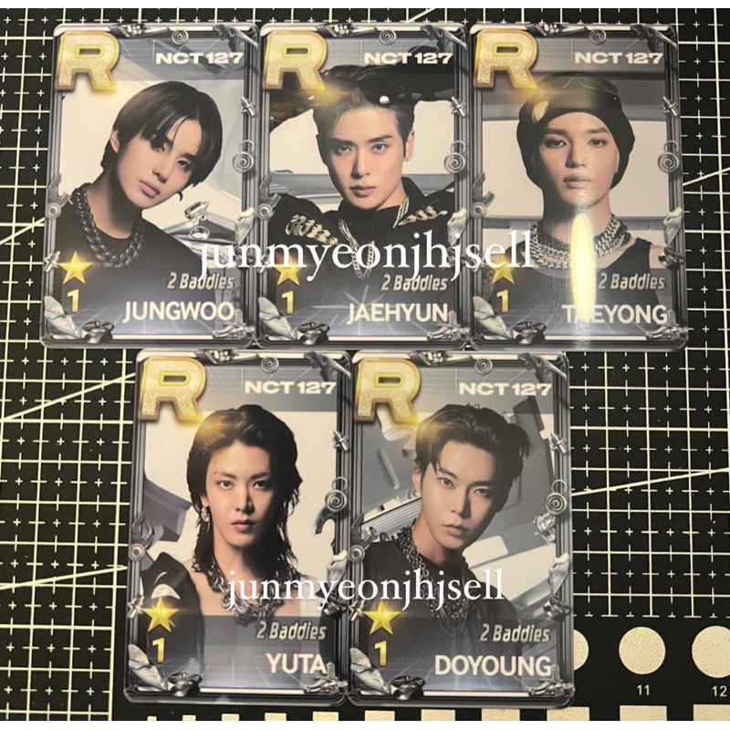 ssm r card rcard 2 baddies nct 127 jungwoo jaehyun taeyong yuta doyoung pc photocard