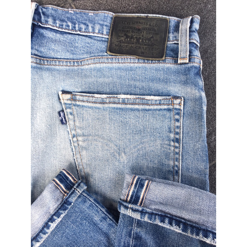 LEVIS 502 JEANS SELVEDGE BIG E MADE N CRAFT SECOND ORIGINAL BRANDED LEVIS SECOND SIZE 34