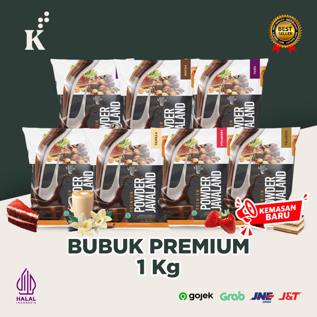 Bubuk Minuman Bubble Drink Premium Murah Lengkap 1kg Javaland