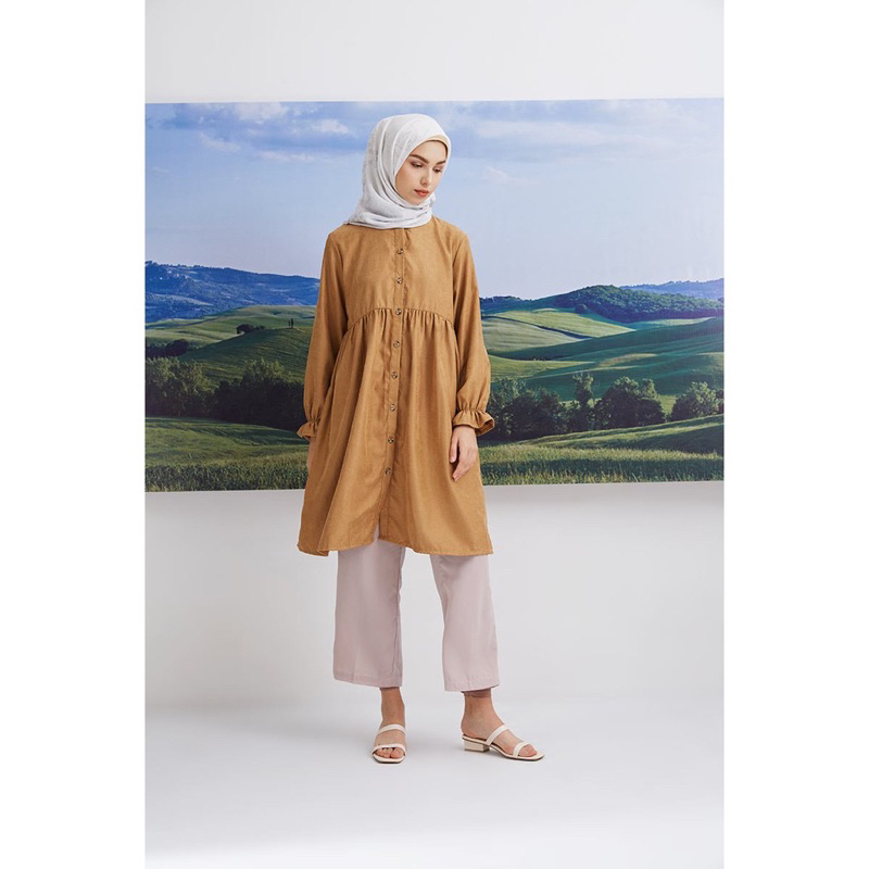 [NEW] Lia Ruffle Dress Hijabenka Atasan Baju Hijabenka