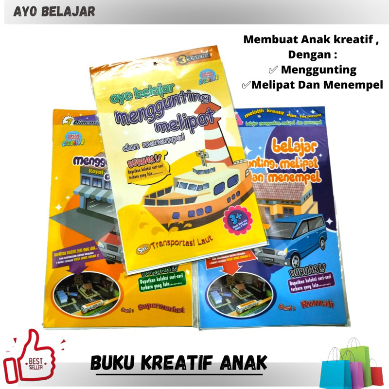 

Buku Anak Menggunting,Melipat Dan Menempel Sidu (Sinar Dunia)