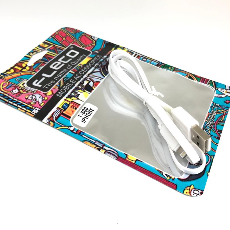 kAbel data fleco t500 for iphone lightning 100cm 2.4A soft candy colour by smoll