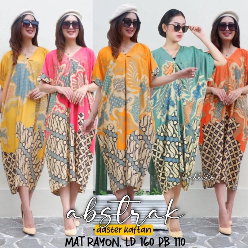 Daster jumbo kaftan murah bahan rayon halus model kelelawar handmade adem tebal colet baju tidur santai adem wanita ibu ibu remaja putri cewek cewe rtnik tradisional klasik batik kuno cap kalong lowo tidak luntur awet bunga motif batik big size besar.