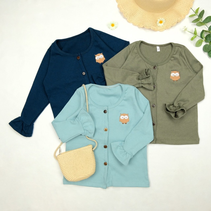 Cardigan Rib Anak 1-4thn